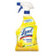Lysol Ready-to-Use All-Purpose Cleaner, Lemon Breeze, 32 oz Spray Bottle, 12/Carton - RAC75352CT