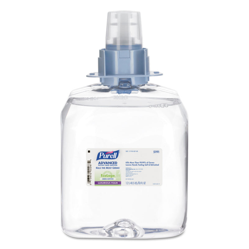 Purell Advanced Green Certified Instant Hand Sanitizer Foam, 1200 Ml Fmx Refill, 3/Carton - GOJ519103