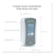 Provon Ltx-12 Dispenser, 1200 Ml, 5.75" X 3.38" X 10.63", Gray/White, 4/Carton - GOJ197104CT