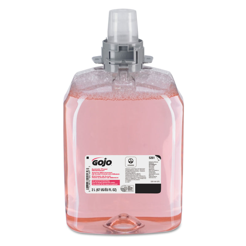 GOJO Luxury Foam Hand Wash Refill For Fmx-20 Dispenser, 2000 Ml, Refreshing Cranberry, 2/Carton - GOJ526102