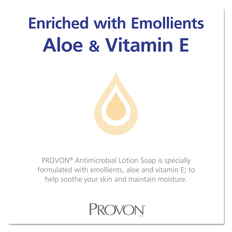 Provon Antimicrobial Lotion Soap, Floral Balsam, 1000 Ml Refill, 8/Carton - GOJ211808