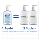 Purell Advanced Hand Sanitizer Green Certified Gel, Fragrance-Free, 8 Oz Pump Bottle, 12/Carton - GOJ969112CT