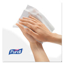 Purell Cottony Soft Individually Wrapped Hand Sanitizing Wipes, 5 X 7, White, 12/Carton - GOJ902712CT