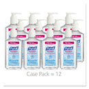 Purell Advanced Hand Sanitizer Refreshing Gel, Clean Scent, 12 Oz Pump Bottle - GOJ365912CT