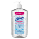 Purell Advanced Hand Sanitizer Refreshing Gel, Clean Scent, 20 Oz Pump Bottle, 12/Carton - GOJ302312