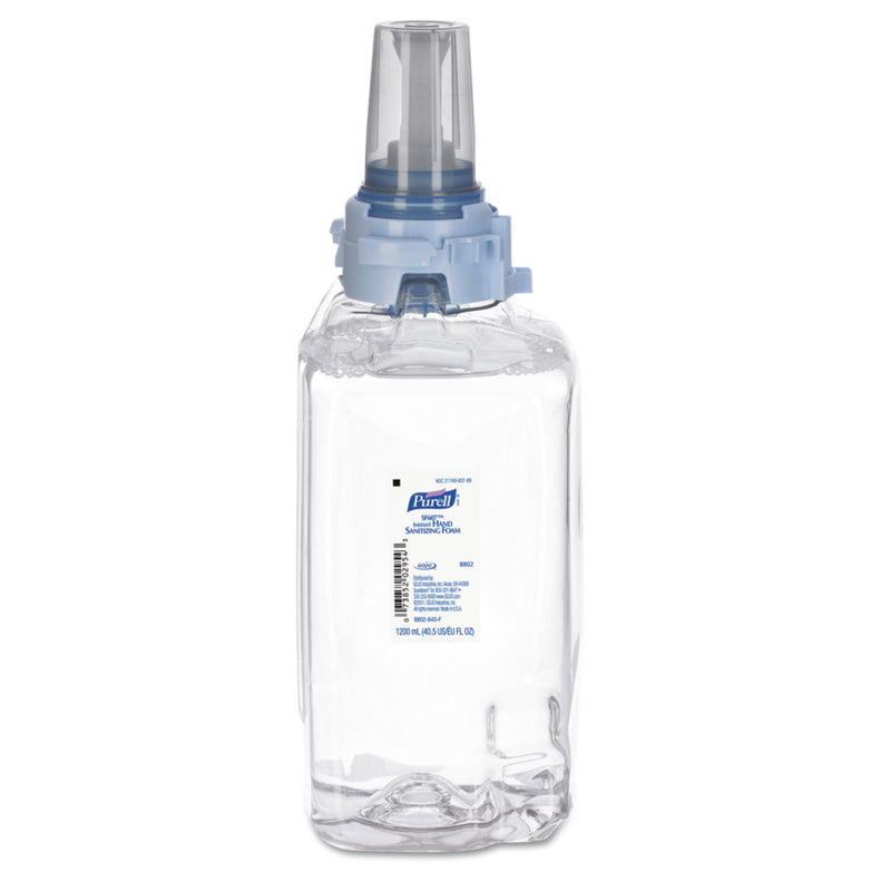 Purell Sf607 Instant Hand Sanitizer Foam, 1200 Ml Refill, Fragrance Free, 3/Carton - GOJ880203