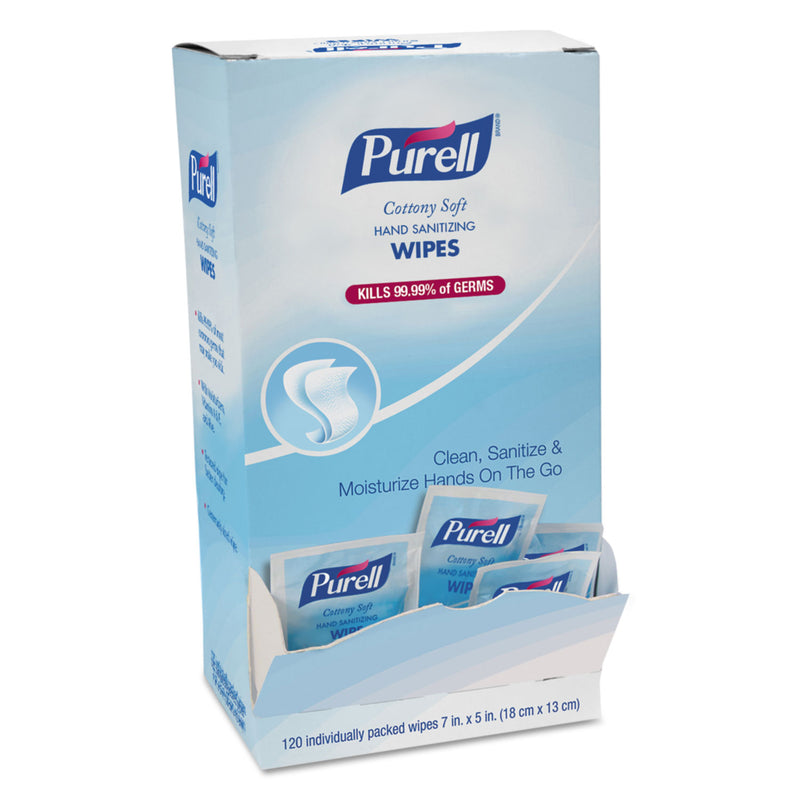 Purell Cottony Soft Individually Wrapped Hand Sanitizing Wipes, 5