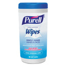 Purell Hand Sanitizing Wipes, 5 7/10X7 1/2, Clean Refreshing Scent, 40/Canister, 6/Ct - GOJ912006CMR