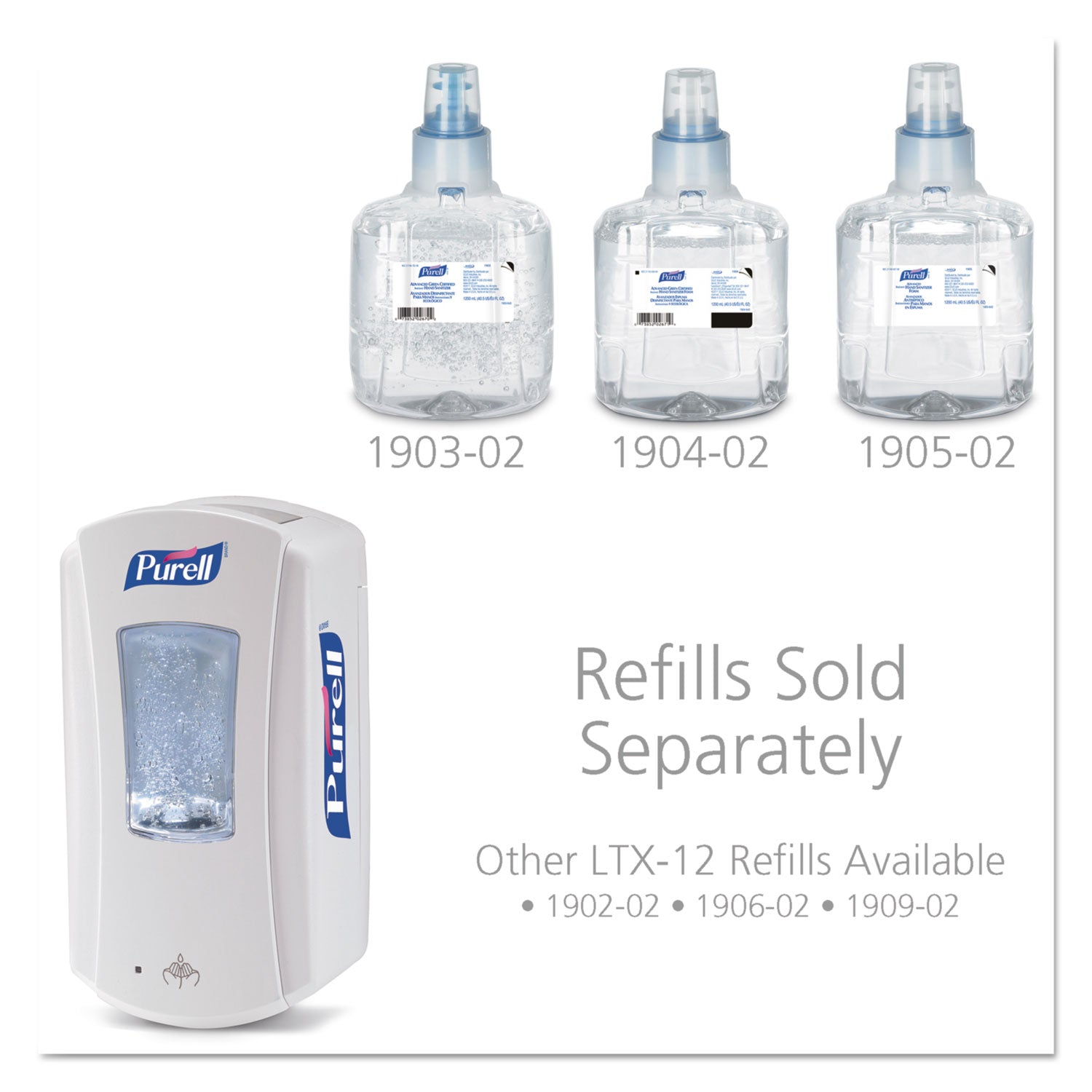 Purell Ltx-12 Touch-Free Dispenser, 1200 Ml, 5.75