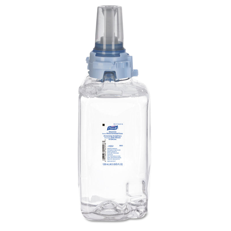 Purell Advanced Hand Sanitizer Foam, Adx-12 1200 Ml Refill, Clear, 3/Carton - GOJ880503