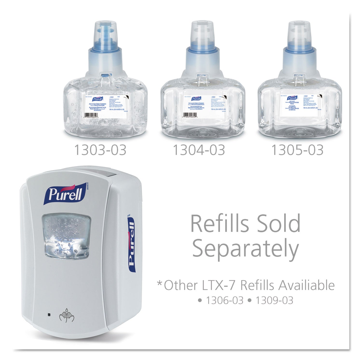 Purell Ltx-7 Touch-Free Dispenser, 700 Ml, 5.75
