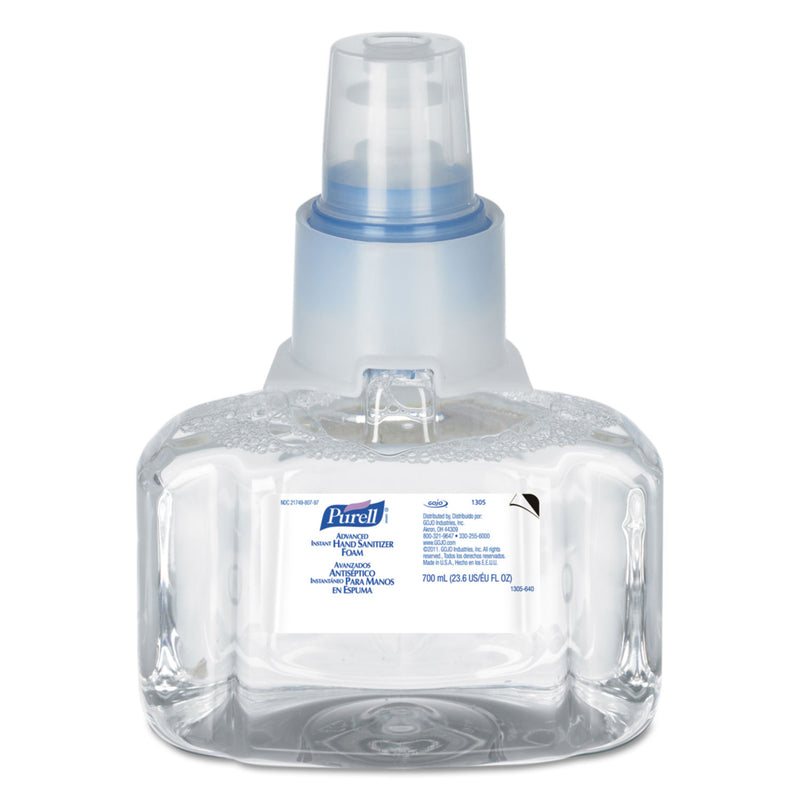 Purell Advanced Hand Sanitizer Foam, Ltx-7, 700 Ml Refill, 3/Carton - GOJ130503CT