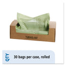 Envision Ecosafe-6400 Bags, 64 Gal, 0.85 Mil, 48" X 60", Green, 30/Box - STOE4860E85