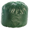 Envision Controlled Life-Cycle Plastic Trash Bags, 33 Gal, 1.1 Mil, 33" X 40", Green, 40/Box - STOG3340E11