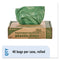 Envision Controlled Life-Cycle Plastic Trash Bags, 33 Gal, 1.1 Mil, 33" X 40", Green, 40/Box - STOG3340E11