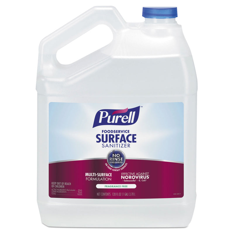 Purell Surface Sanitizer, Fragrance Free, 1 Gal Bottle - GOJ434104EA