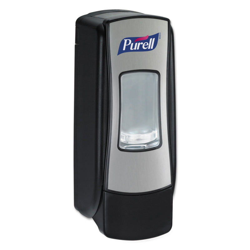 Purell Adx-7 Dispenser, 700 Ml, 3.75" X 3.5" X 9.75", Chrome/Black - GOJ872806