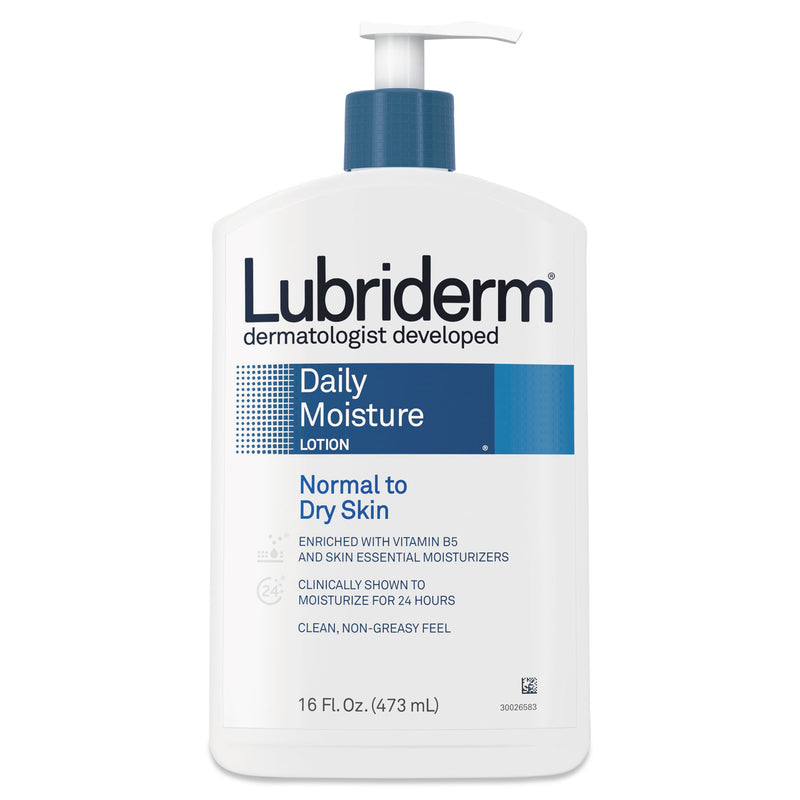 Lubriderm Skin Therapy Hand And Body Lotion, 16 Oz Pump Bottle, 12/Carton - PFI48323