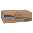 Hoffmaster Beverage Napkins, 2-Ply 9 1/2 X 9 1/2, White, Embossed, 1000/Carton - HFM180300
