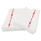 Cascades Tuff-Job S900 Antimicrobial Foodservice Towels, White/Red, 12 X 24, 150/Ct - CSDW921