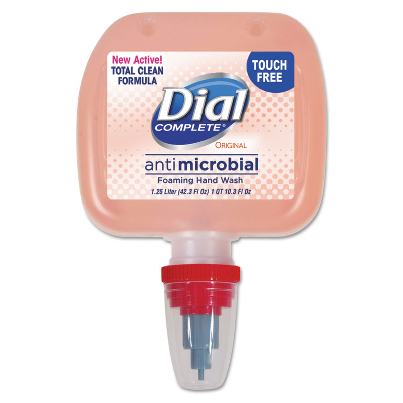 Dial Antimicrobial Foaming Hand Wash, 1.25 L Duo Dispenser Refill, 3/Carton - DIA99135