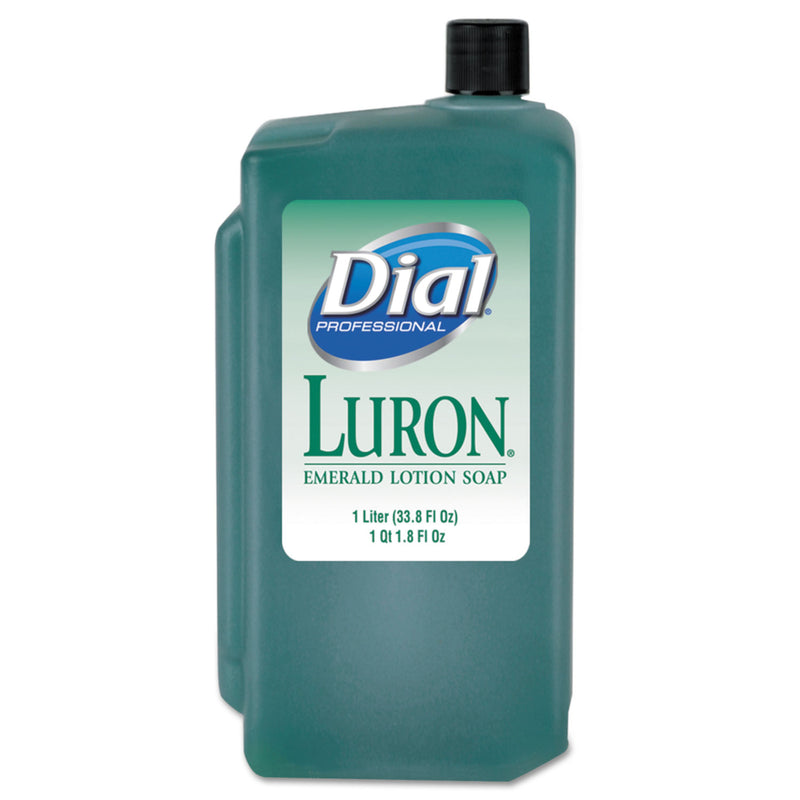 Luron Emerald Lotion Soap, Lavender, Green, 1 L Refill, 8/Carton - DIA84050