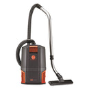 Hoover Hushtone Backpack Vacuum Cleaner, 11.7 Lb., Gray/Orange - HVRCH34006