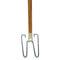 Boardwalk Wedge Dust Mop Head Frame/Natural Wood Handle, 15/16" Dia. X 48" Long - BWK1492