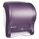 San Jamar Smart Essence Electronic Roll Towel Dispenser, 14.4Hx11.8Wx9.1D, Black, Plastic - SJMT8400TBK
