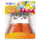 Bright Air Scented Oil Air Freshener, Hawaiian Blossoms And Papaya, Orange, 2.5 Oz, 6/Carton - BRI900021CT