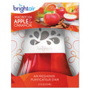Bright Air Scented Oil Air Freshener, Macintosh Apple And Cinnamon, Red, 2.5 Oz, 6/Carton - BRI900022CT