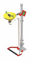 Hughes Eye/Face Wash, Pedestal Mount, Push Handle, Assembled, ABS Plastic - 75GP