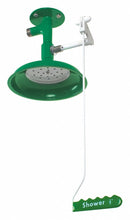 Hughes Emergency Shower, Ceiling Mount, Plastic, 2 3/4 in x 2 in Head Dia. - L23GSV