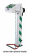 Hughes Eye/Face Wash, Pedestal Mount, Pull Handle, Assembled, ABS Plastic - H45GP-1H