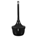 Ex-Cell Kaiser Smokers' Oasis Receptacle, Round, Steel, 4.5 Gal, Black - EXCSRS1BLK