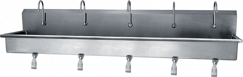 Sani-Lav Sani-Lav, General Purpose, 5, Stainless Steel, Wash Station - 510W1