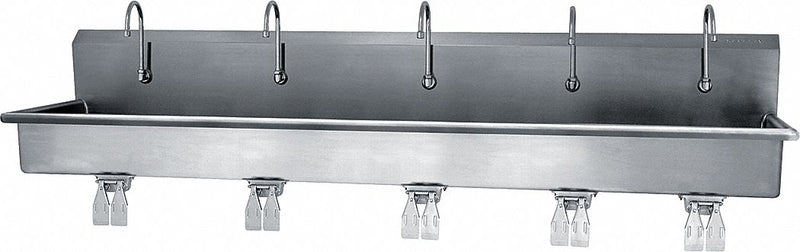 Sani-Lav Sani-Lav, General Purpose, 5, Stainless Steel, Wash Station - 510WS