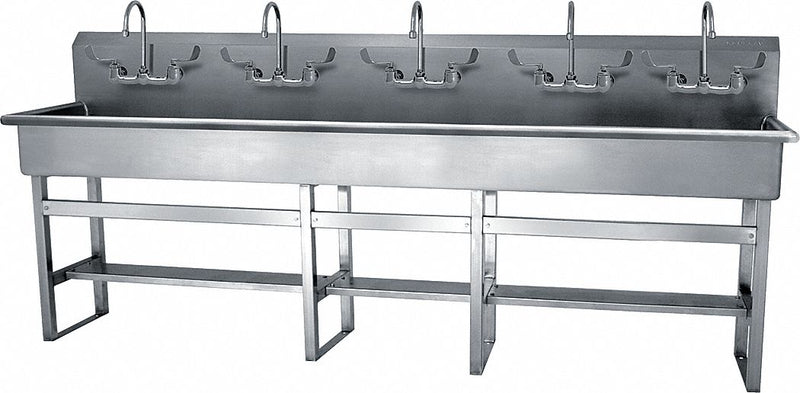 Sani-Lav Sani-Lav, General Purpose, 5, Stainless Steel, Wash Station - 510FF