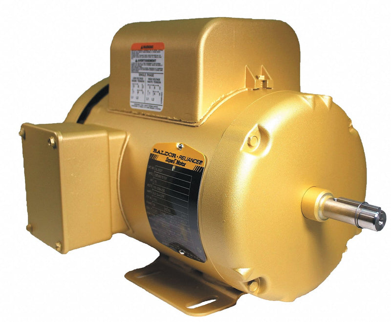 Baldor 3/4 HP, General Purpose Motor, Capacitor-Start, 1755 Nameplate RPM, 115/208-230 Voltage - EL3507