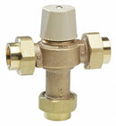 Powers 3/8 in Quick Connect Inlet Type Thermostatic Mixing Valve, Lead Free Copper Silicon Alloy, 4 gpm - LFE480-50