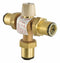 Watts 3/4 in Quick Connect Inlet Type Thermostatic Mixing Valve, Lead Free Copper Silicon Alloy, 13 gpm - LFMMV-M1-QC