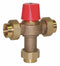 Watts 1 in Union Inlet Type Thermostatic Mixing Valve, Lead Free Copper Silicon Alloy, 23 gpm - LF1170-M2-UT