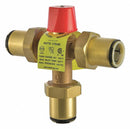 Watts 3/4 in Quick Connect Inlet Type Thermostatic Mixing Valve, Lead Free Copper Silicon Alloy, 23 gpm - LF1170-M2-QC