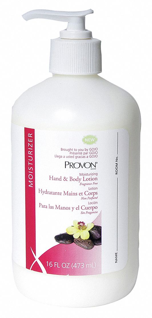 Provon Hand and Body Lotion, Unscented, 16 oz Pump Bottle, 12 PK - 4235-12