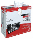 Georgia-Pacific Dry Wipe, Brawny(R) Industrial H600, 9 in x 16-1/2 in, Number of Sheets 148, White, PK 10 - 29318