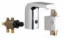 Chicago Faucets Chrome, Straight, Bathroom Sink Faucet, Motion Sensor Faucet Activation, 1.0 gpm - 116.970.AB.1