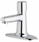 Chicago Faucets Chrome, Straight, Bathroom Sink Faucet, Manual Faucet Activation, 0.50 gpm - 3500-4E2805ABCP