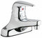 Chicago Faucets Chrome, Low Arc, Bathroom Sink Faucet, Manual Faucet Activation, 0.50 gpm - 420-E2805ABCP