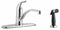 Chicago Faucets Chrome, Low Arc, Kitchen Sink Faucet, Manual Faucet Activation, 1.5 gpm - 432-ABCP