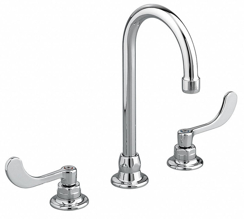 American Standard Chrome, Gooseneck, Bathroom Sink Faucet, Kitchen Sink Faucet, Manual Faucet Activation, 1.5 gpm - 6540178.002